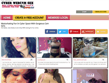 Tablet Screenshot of cyberwebcamsex.com